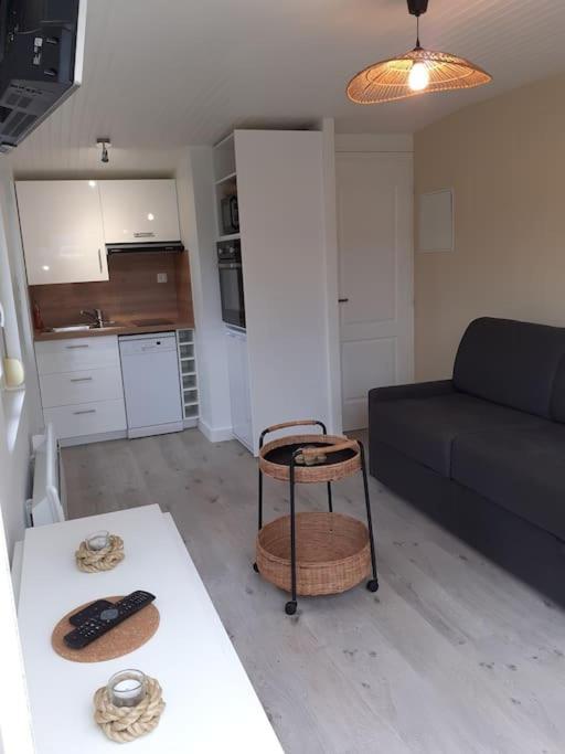 מרלימונט-פלאז' Studio Canape Convertible 2 Pers Avec Jardin Et Parking Clos מראה חיצוני תמונה